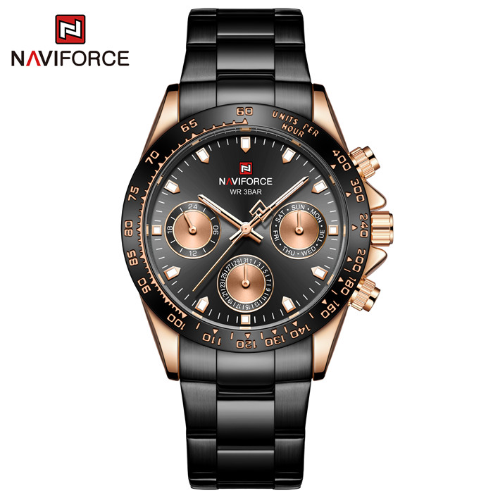 ساعت مچی مردانه نیوی فورس Naviforce NF 9193 RG/B/B