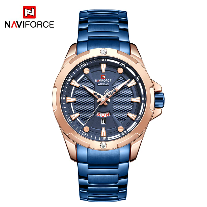 ساعت مچی مردانه نیوی فورس Naviforce NF 9161 RG/BE