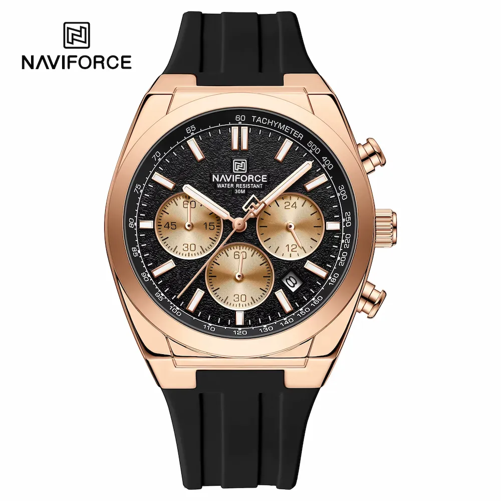 ساعت مچی مردانه نیوی فورس Naviforce NF 8080 RG/B/B