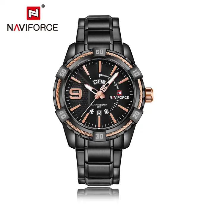 ساعت مچی مردانه نیوی فورس Naviforce NF 9117 B/RG