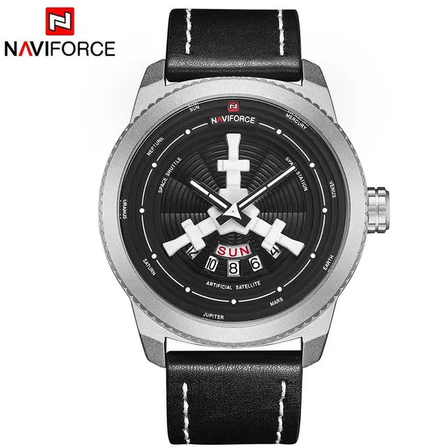 ساعت مچی مردانه نیوی فورس Naviforce NF 9156 S/W/B
