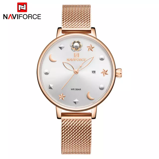 ساعت مچی زنانه نیوی فورس Naviforce NF 5009 RG/W