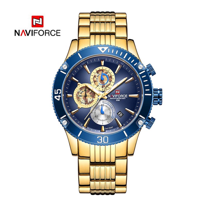 ساعت مچی مردانه نیوی فورس Naviforce NF 9173 G/BE