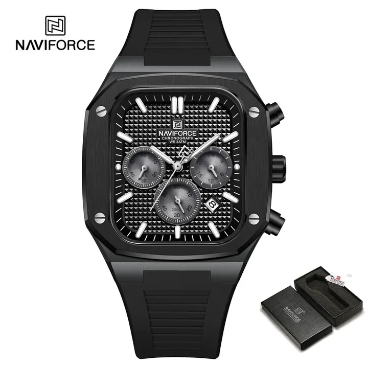 ساعت مچی مردانه نیوی فورس Naviforce NF 8037 B/B/B