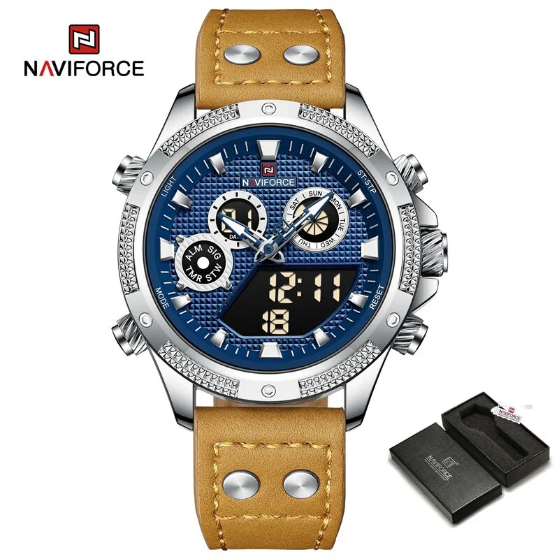 ساعت مچی مردانه نیوی فورس Naviforce NF 9224 S/BE/Y.BN
