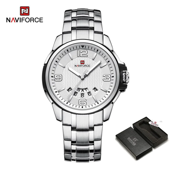 ساعت مچی مردانه نیوی فورس Naviforce 9215 S/B/W