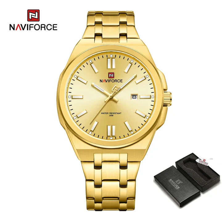 ساعت مچی مردانه نیوی فورس Naviforce NF 9226 G/G/G