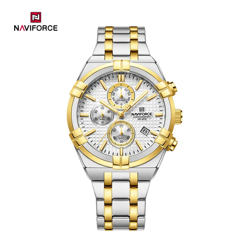 ساعت مچی مردانه نیوی فورس Naviforce NF 8042 S/W/G