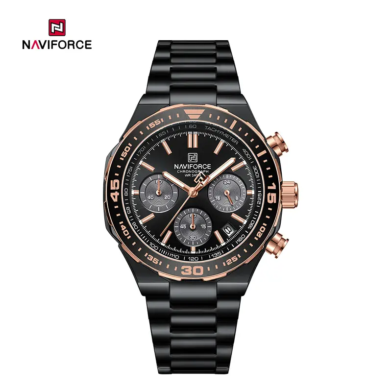 ساعت مچی مردانه نیوی فورس Naviforce NF 8049 B/RG/B