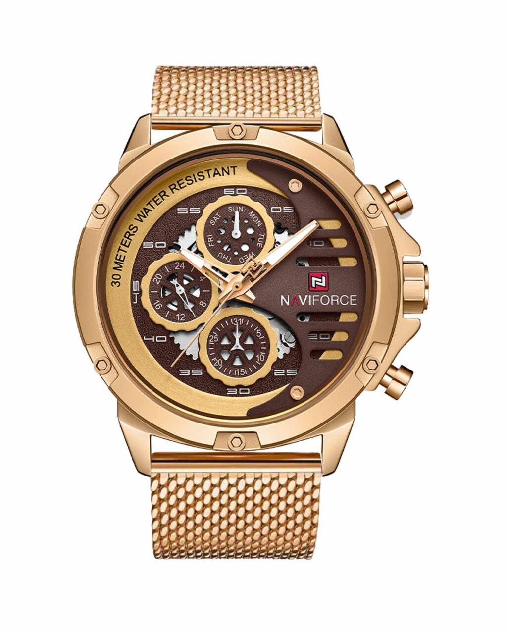 ساعت مچی مردانه نیوی فورس NAVIFORCE 9110 s RG/RG/RG