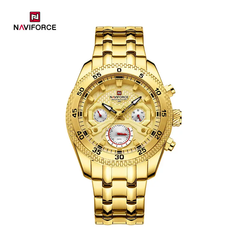 ساعت مچی مردانه نیوی فورس Naviforce NF 9222 G/G