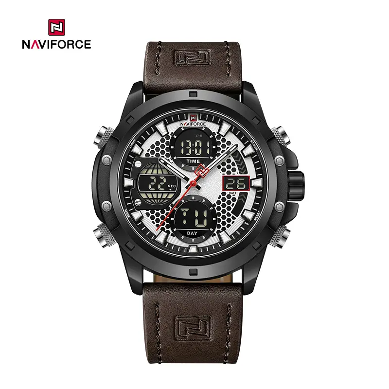 ساعت مچی مردانه نیوی فورس Naviforce NF 9225 B/W/D.BN