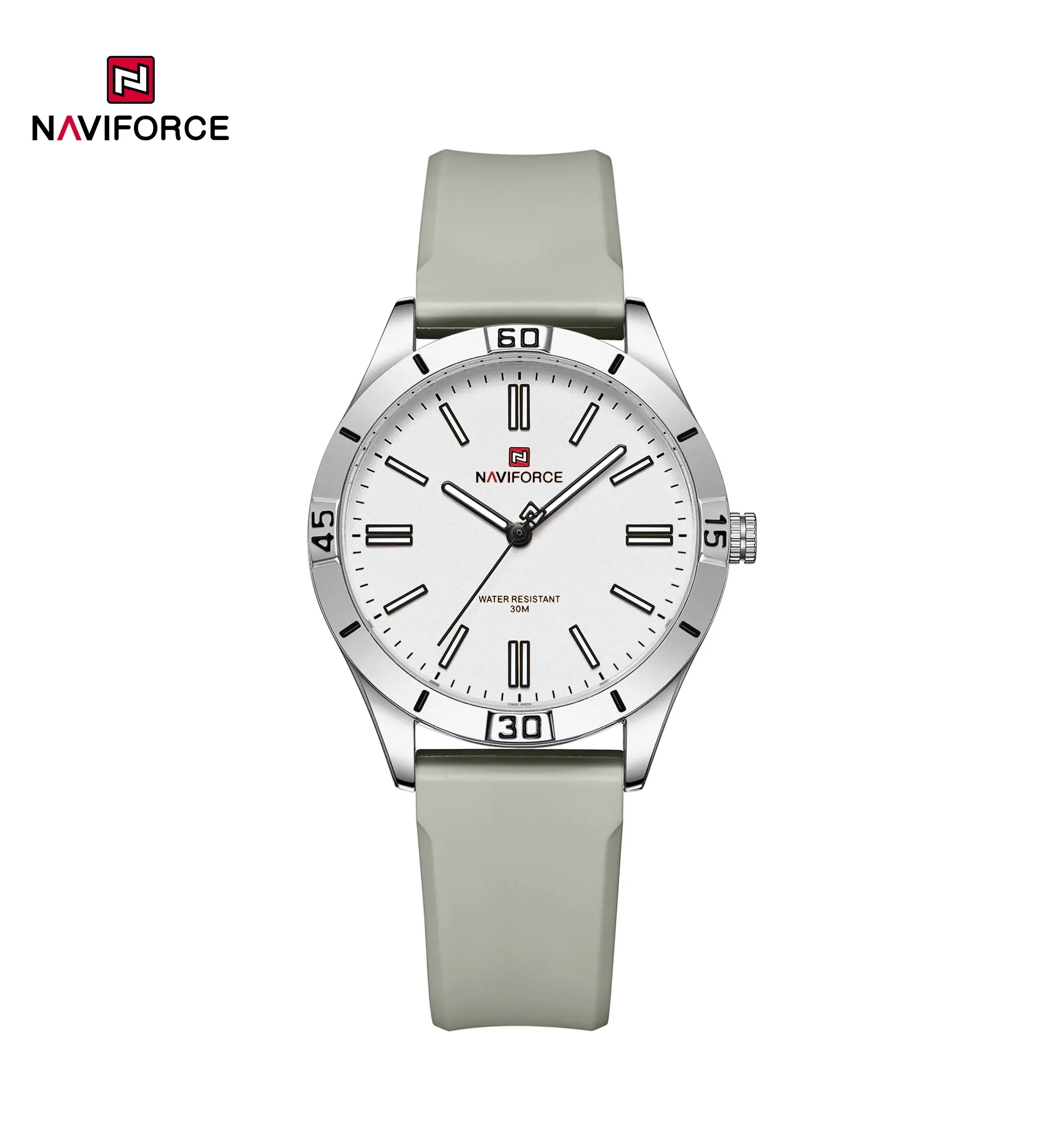 ساعت مچی زنانه نیوی فورس Naviforce NF 5041 S/W/GY