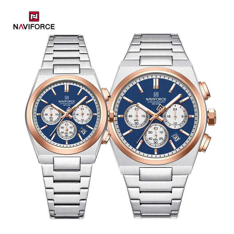 ساعت مچی ست نیوی فورس Naviforce NF 8048 S/BE/RG