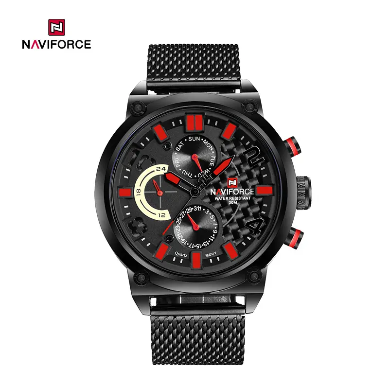 ساعت مچی مردانه نیوی فورس Naviforce NF 9068 S/B/R/B