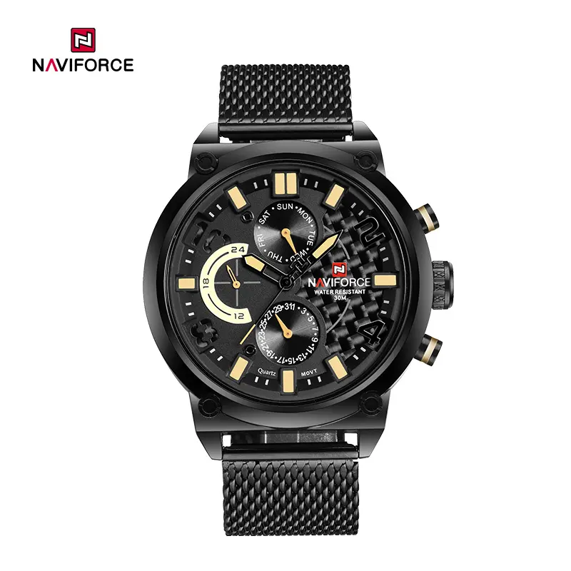 ساعت مچی مردانه نیوی فورس Naviforce NF 9068 S/B/Y/B