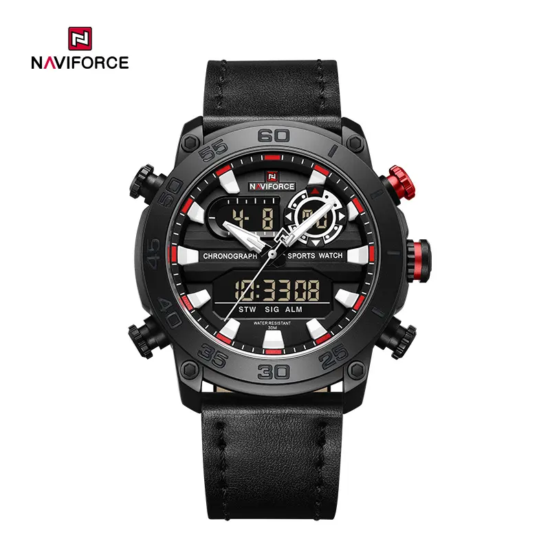 ساعت مچی مردانه نیوی فورس Naviforce NF 9235 B/W/B
