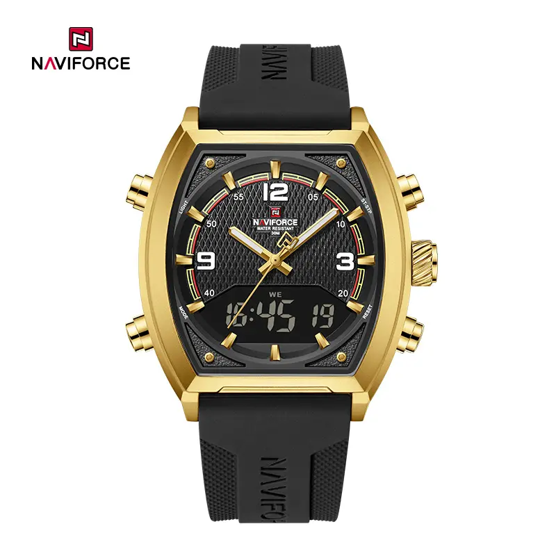 ساعت مچی مردانه نیوی فورس Naviforce NF 9242 G/W/B