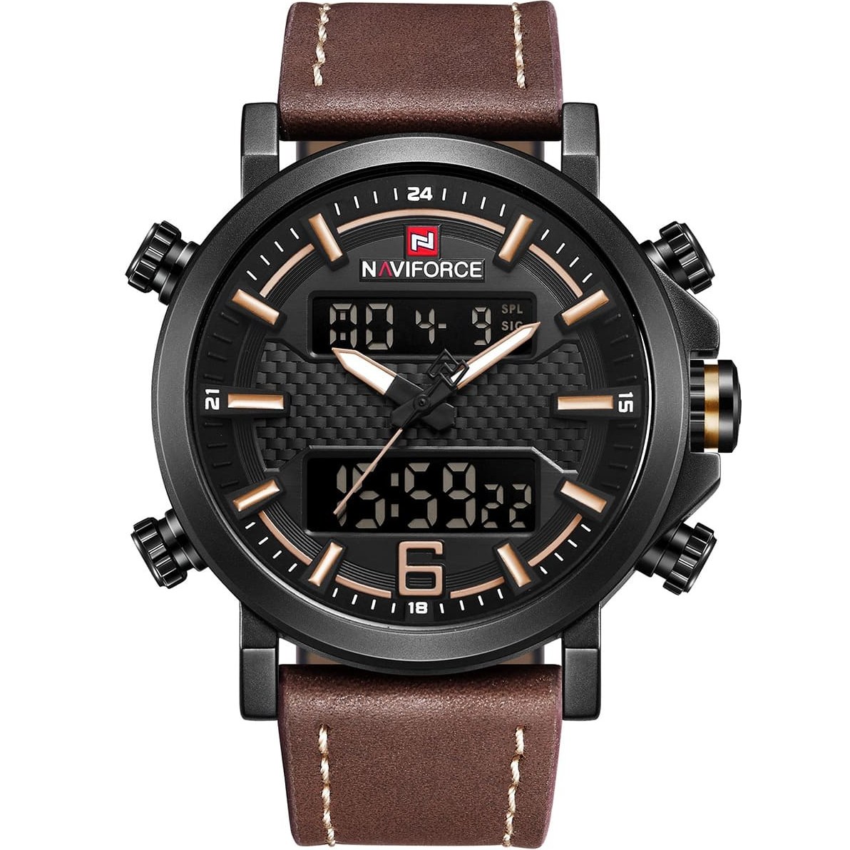 ساعت مچی مردانه نیوی فورس Naviforce NF 9135 B/Y/BN