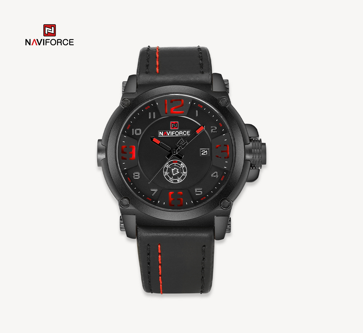 ساعت مچی مردانه نیوی فورس Naviforce NF 9099 B/R/B